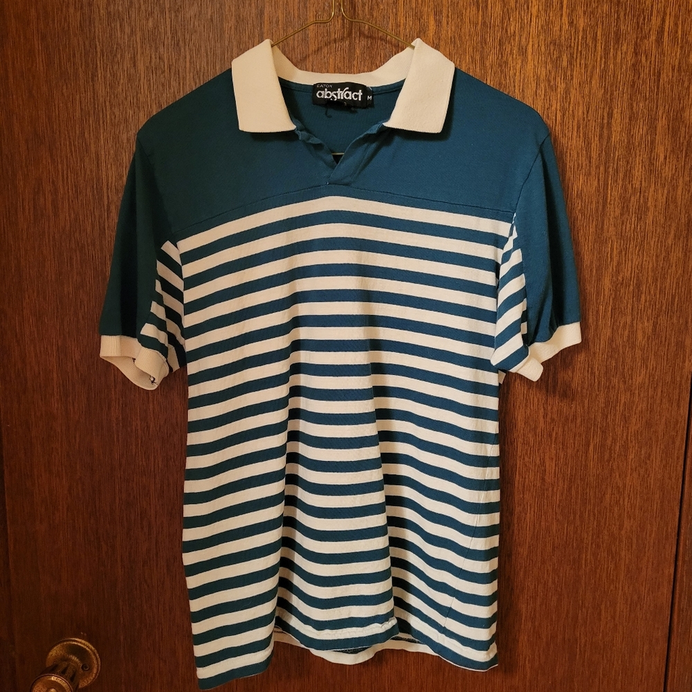 Vintage Eaton striped polo shirt